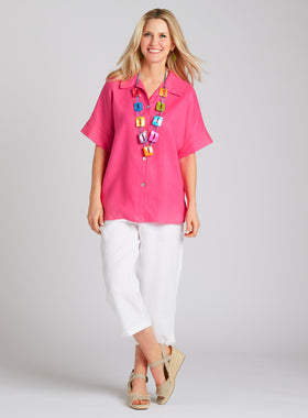 Easy Linen Camp Shirt Outfit
