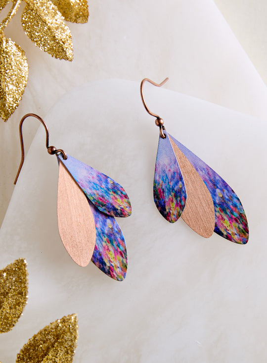 Petals at Dusk Earrings