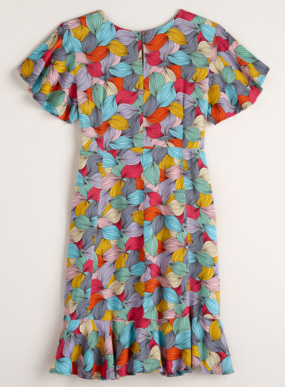 Flutter Leaves Dress