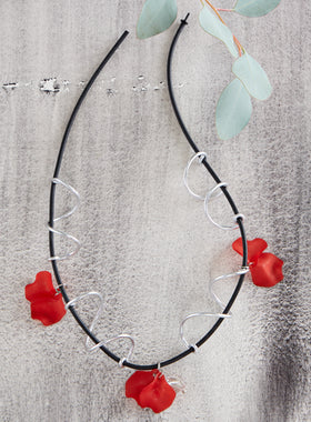 Poppy Petals Necklace