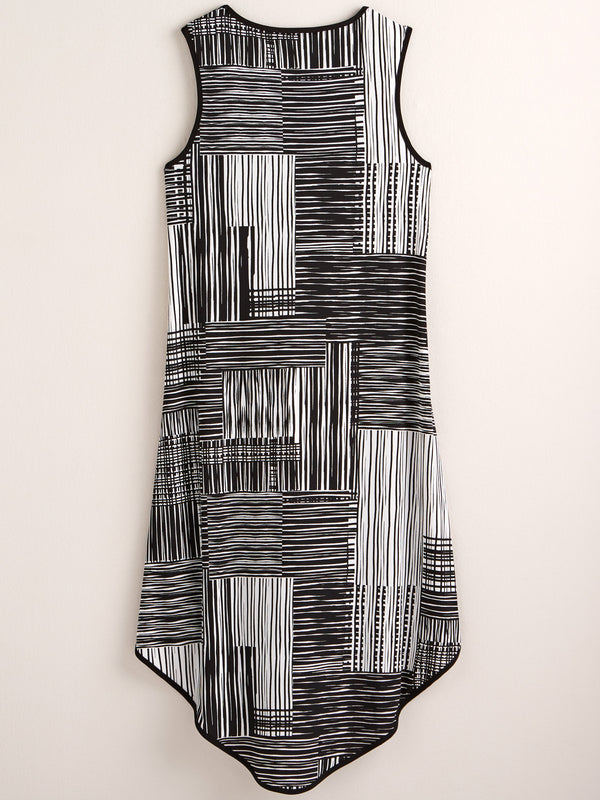 All Lined Up Tank Dress
