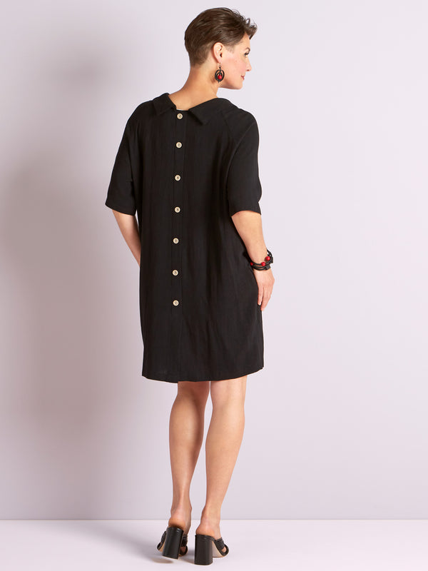 Jackie Oh Button Back Dress FINAL SALE (No Returns)