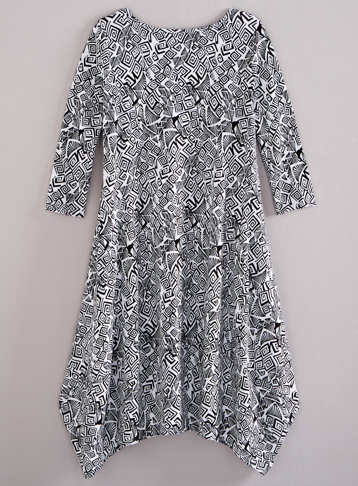 Classic Cotton Tulip Dress - Bebop Print | Petalura