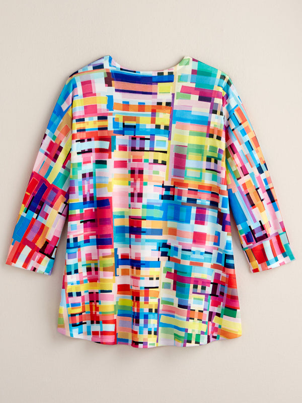 Rainbow Mosaic Top