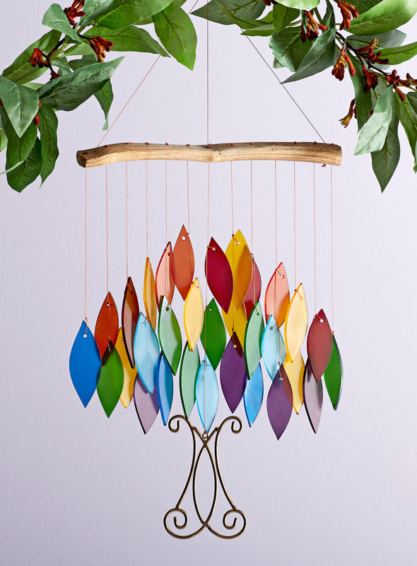 Tree of Life Glass Wind Chime