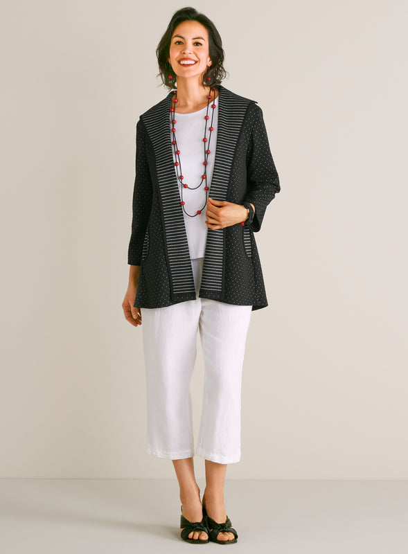 Starry Sky Jacket and Linen Outfit