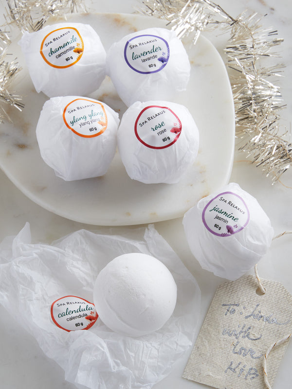 Organic Botanical Bath Bombs - Set of 6