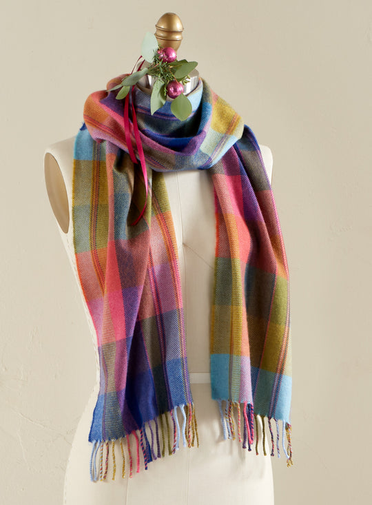 Irish Rainbow Handwoven Scarf