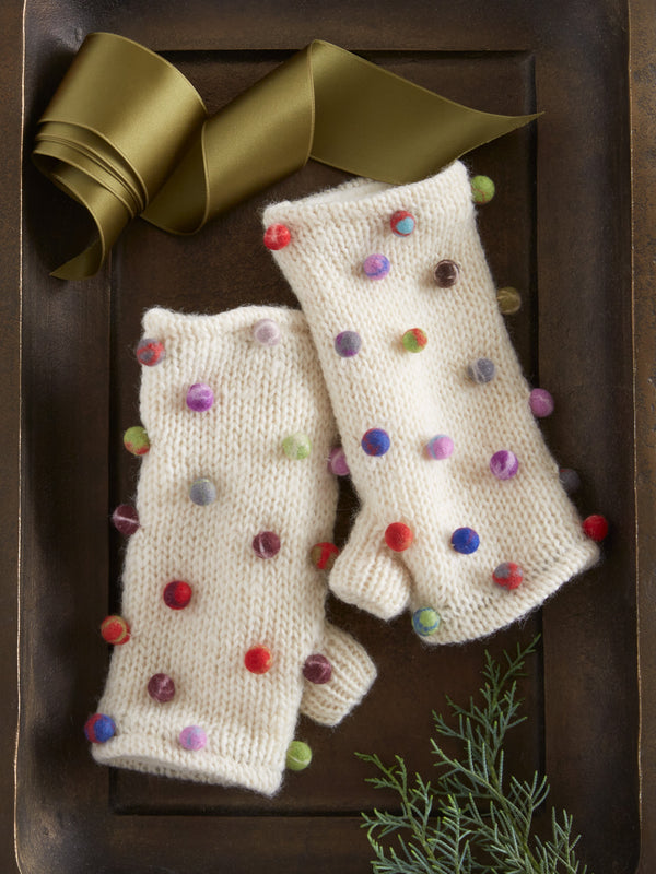 Sugar Sprinkles Hand-Knit Handwarmers