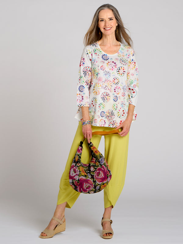 Color Wheel Pocket Top Outfit