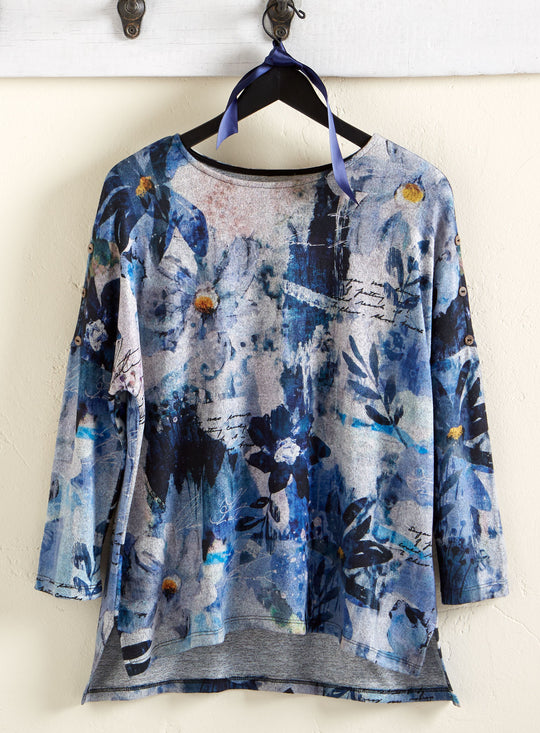 Prairie Journal Shoulder Detail Top FINAL SALE (No Returns)