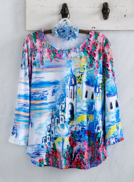 Sketches of Greece Top FINAL SALE (No Returns)