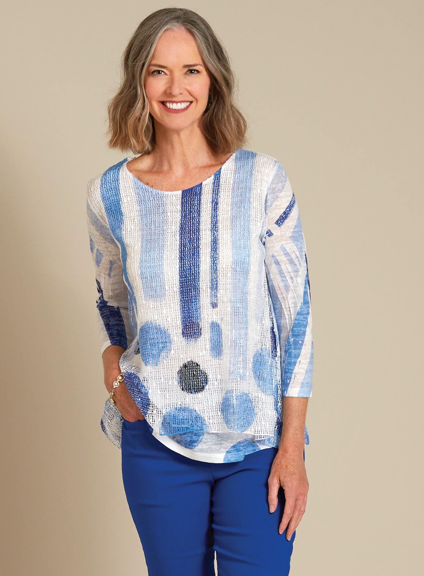 mesh overlay top