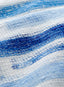 Blue Streak Mesh Overlay Top