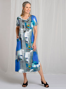 Port of Call T-Shirt Maxi Dress FINAL SALE (No Returns)