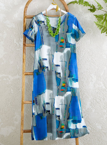 Port of Call T-Shirt Maxi Dress FINAL SALE (No Returns)