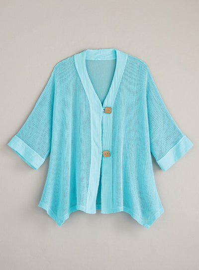Keep It Cool Mesh Cardigan