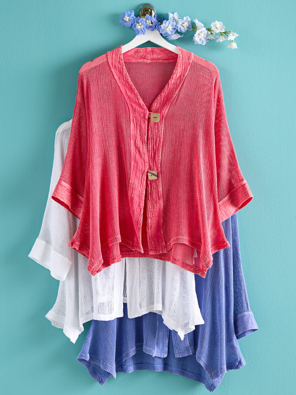 Keep It Cool Mesh Cardigan