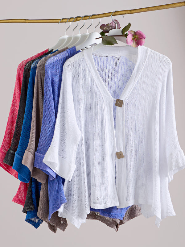 Keep It Cool Mesh Cardigan