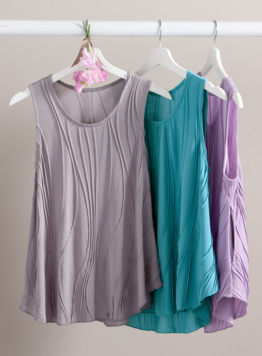 Cotton Currents Pocket Tank FINAL SALE (No Returns)