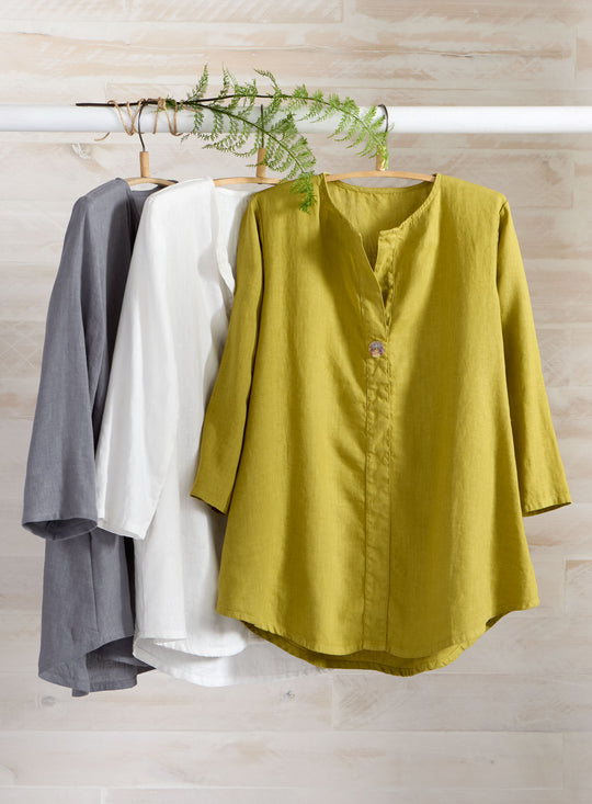 Essential US Linen Popover Tunic FINAL SALE (No Returns)