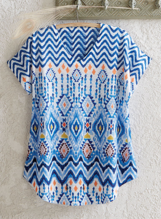 Mesa Blues Top FINAL SALE (No Returns)