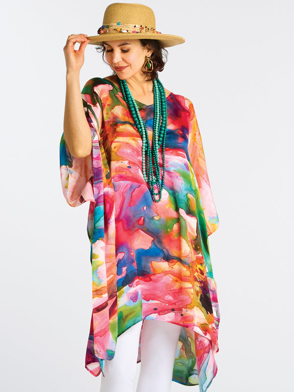 Lush Layers Sateen Caftan