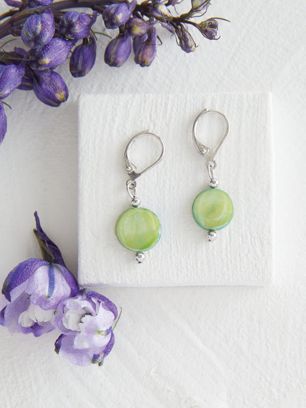 Mother of Pearl Drop Earrings