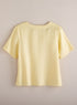 Diamond Button Linen Blouse FINAL SALE (No Returns)