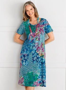 Orchid Garden Knit Dress FINAL SALE (No Returns)