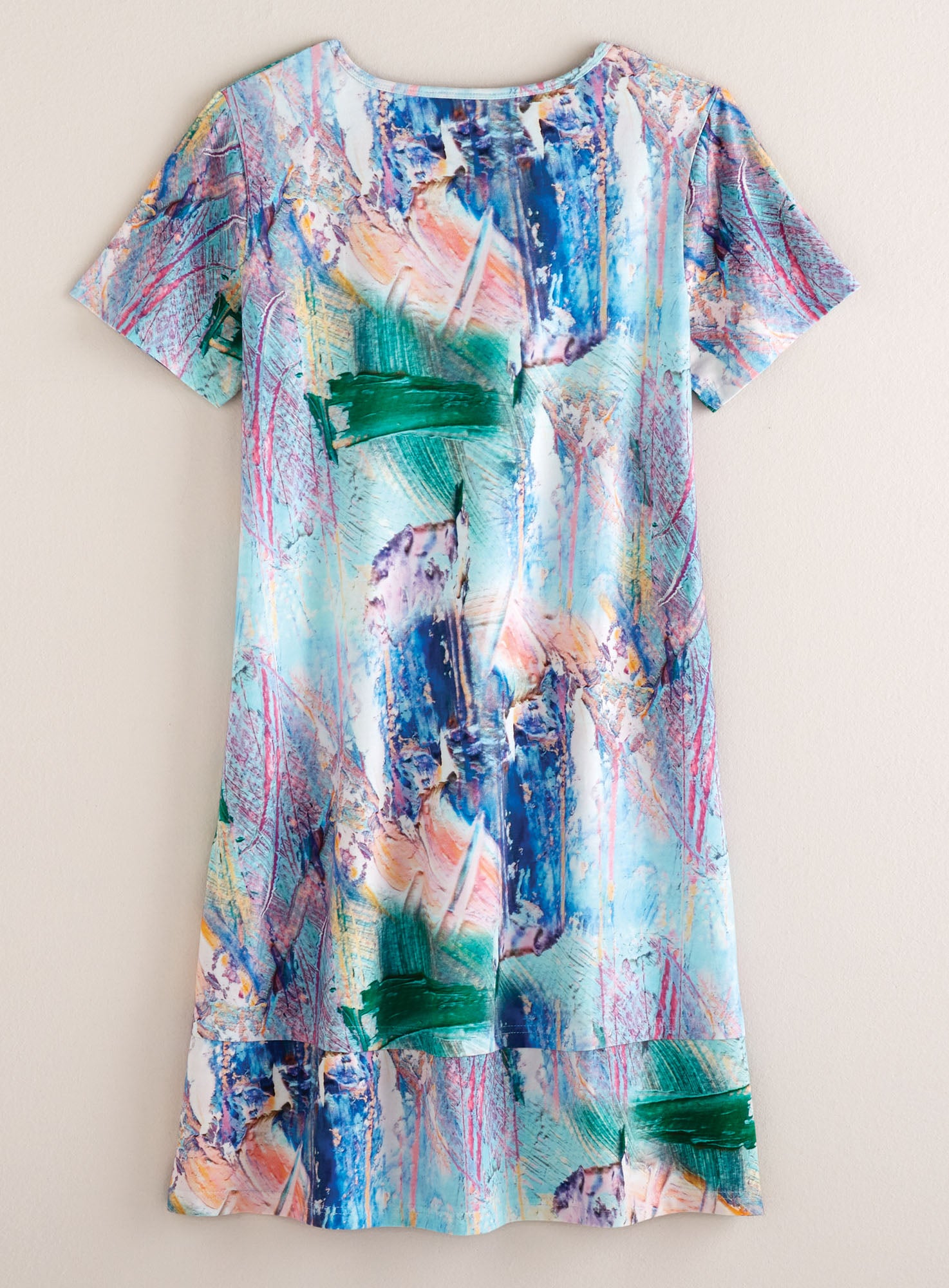 tiered t shirt dress Coastal Reef Tiered T-Shirt Dress