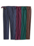 Kick It Up Flat Front Pants - Heathered Hues