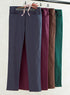 Kick It Up Flat Front Pants - Heathered Hues