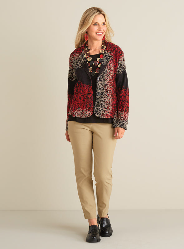 In the Loop Jacquard Jacket Outfit