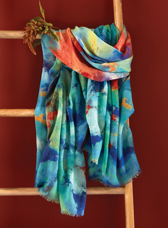 Jewel Skies Wool Scarf