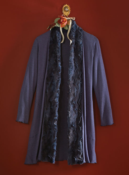 Royally Yours Faux Fur Cardigan FINAL SALE (No Returns)