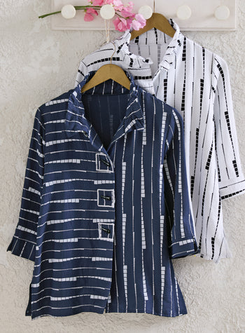 Dashing Ruffle Collar Shirt Jacket