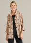Dashing Ruffle Collar Shirt Jacket