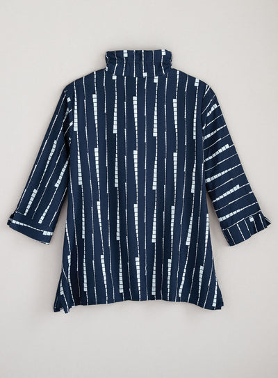 Dashing Ruffle Collar Shirt Jacket