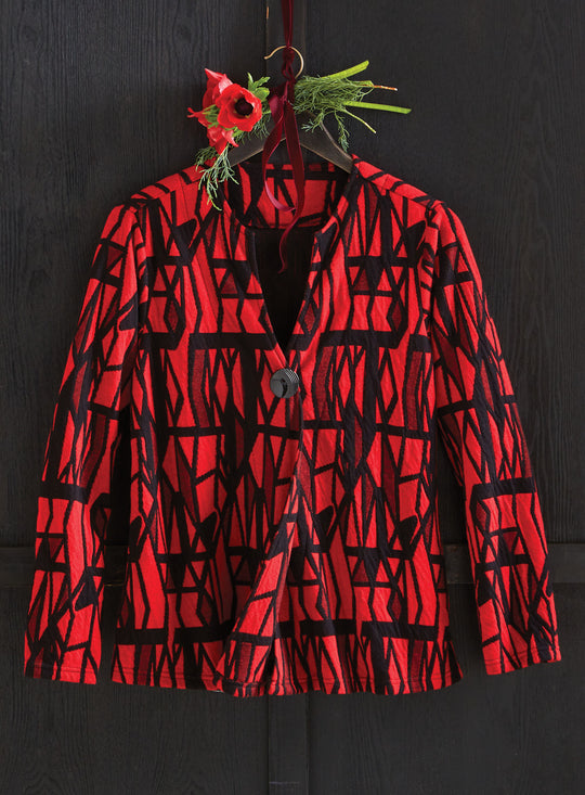 Jacquard Mosaic Jacket