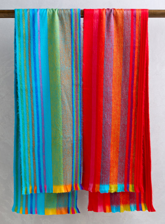 Soft Stripes Fleece Scarf