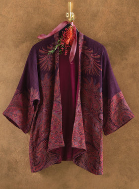 Wool Pashmina Open Jacket