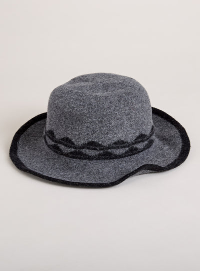 Zig Zag Wool-Blend Hat