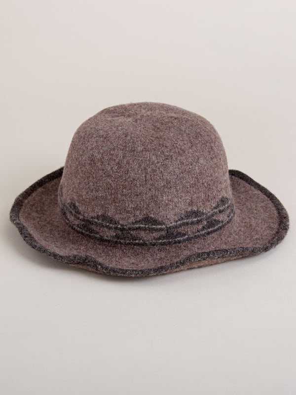 Zig Zag Wool-Blend Hat