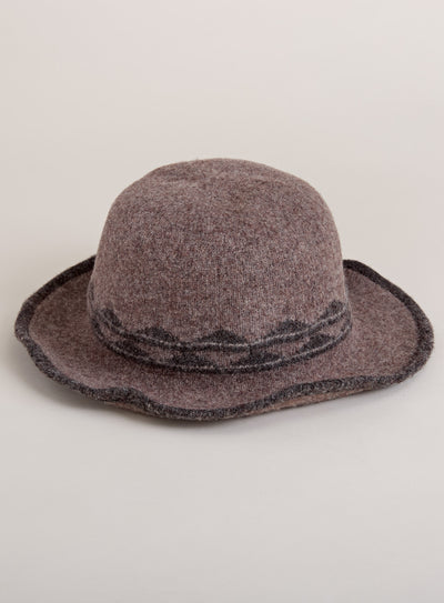 Zig Zag Wool-Blend Hat
