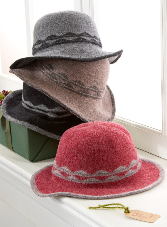 Zig Zag Wool-Blend Hat