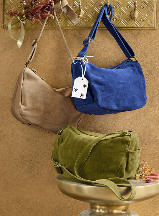 Sidekick Suede Hobo Bag
