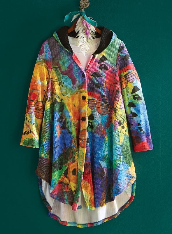 Miro Rainbow Hoodie Jacket