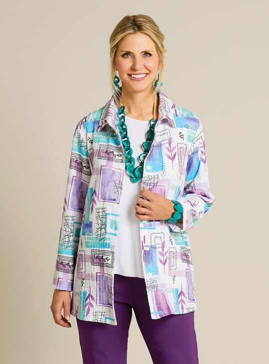 Stretch Your Style Shirt Jacket FINAL SALE (No Returns)