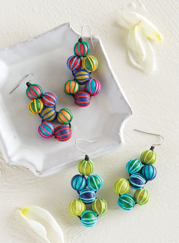 Roundabout Beaded Earrings